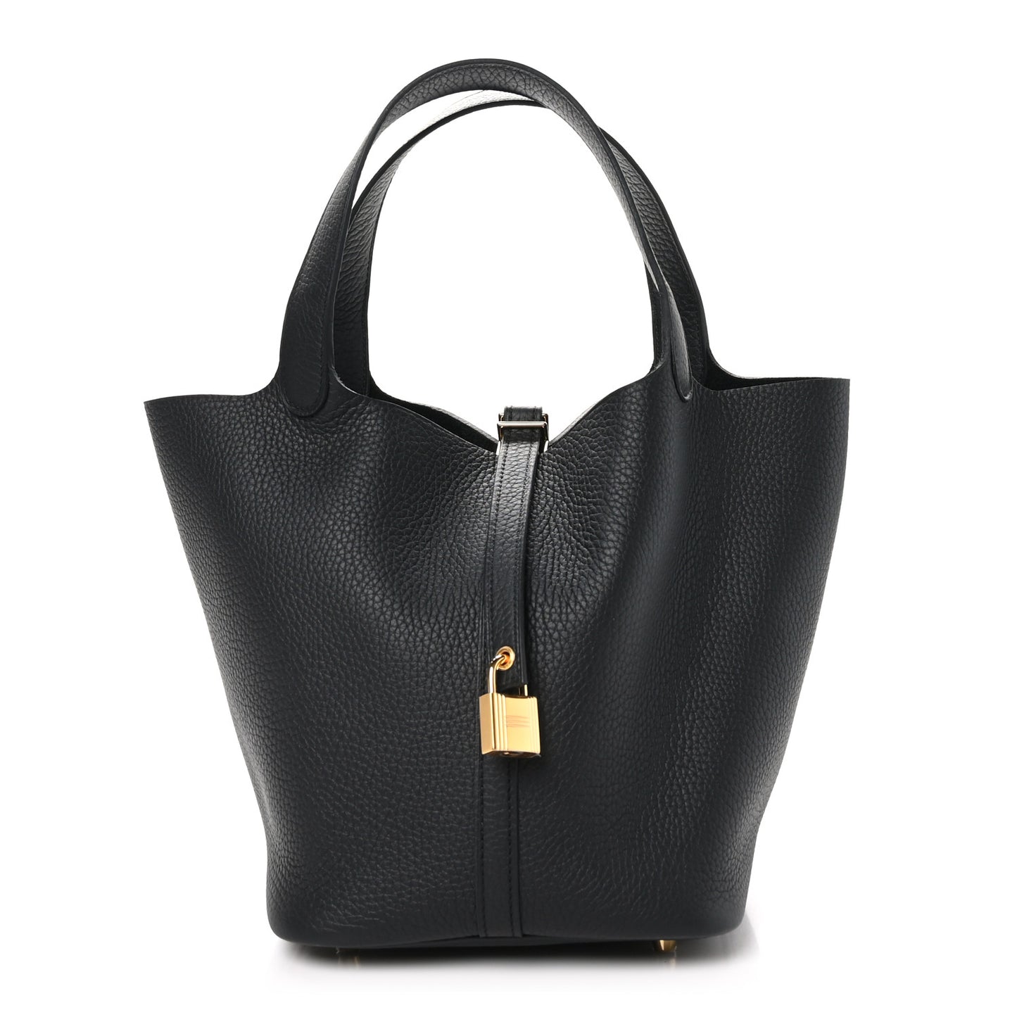 Taurillon Clemence Picotin Lock 22 MM Black