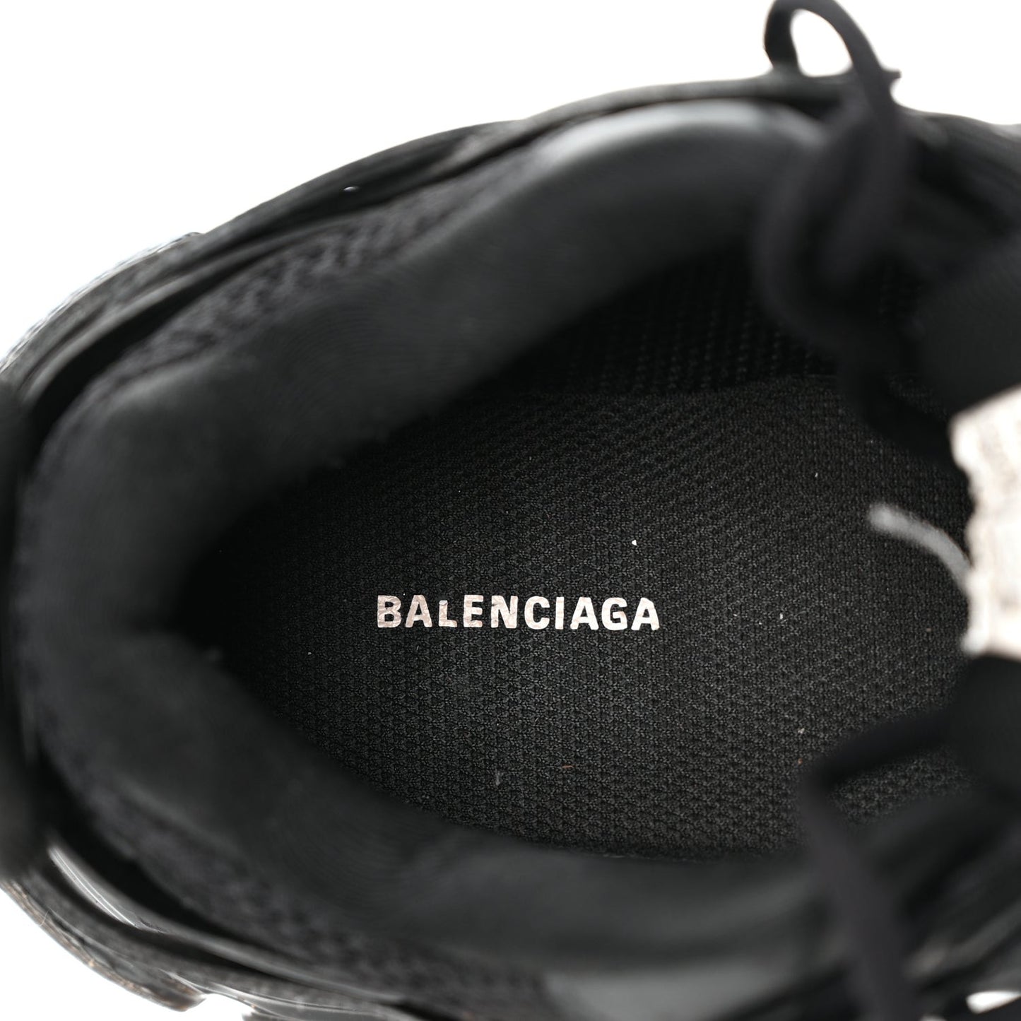 Mesh Nylon Track Sneakers 39 Black