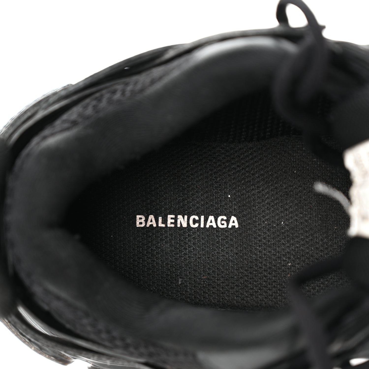 Balenciaga Mesh Nylon Track Sneakers 39 Black 2 of 4