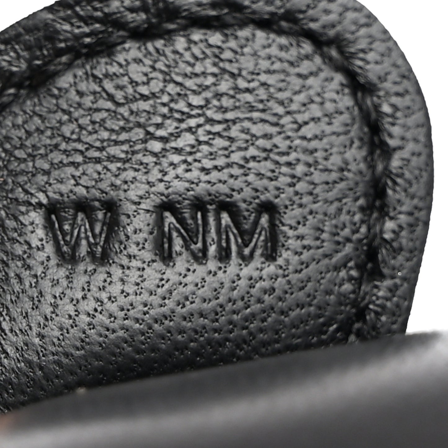 Milo Lambskin Grigri Rodeo Horse Bag Charm Black Etoupe