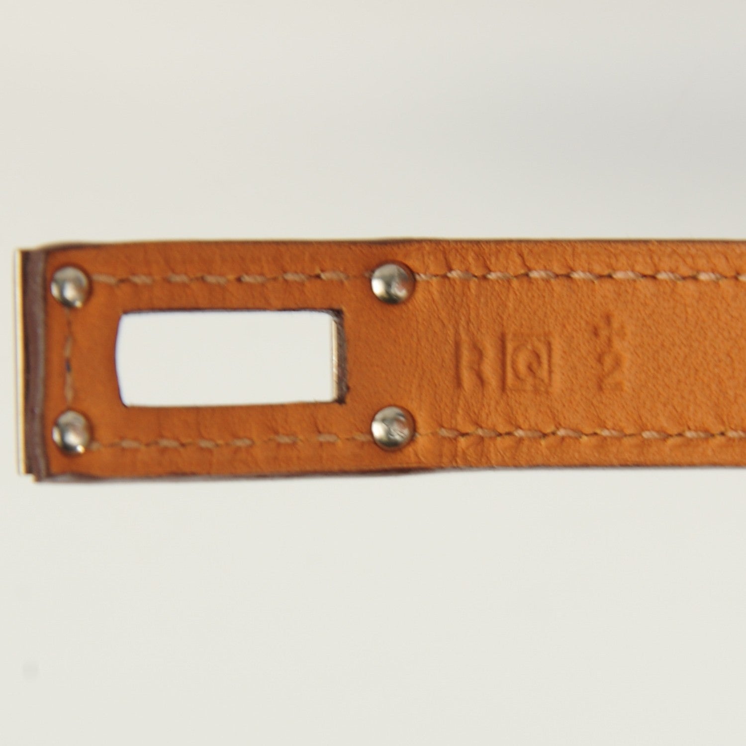 Hermes Shiny Alligator Kelly Double Tour Bracelet S Bleu Izmir 6 of 7