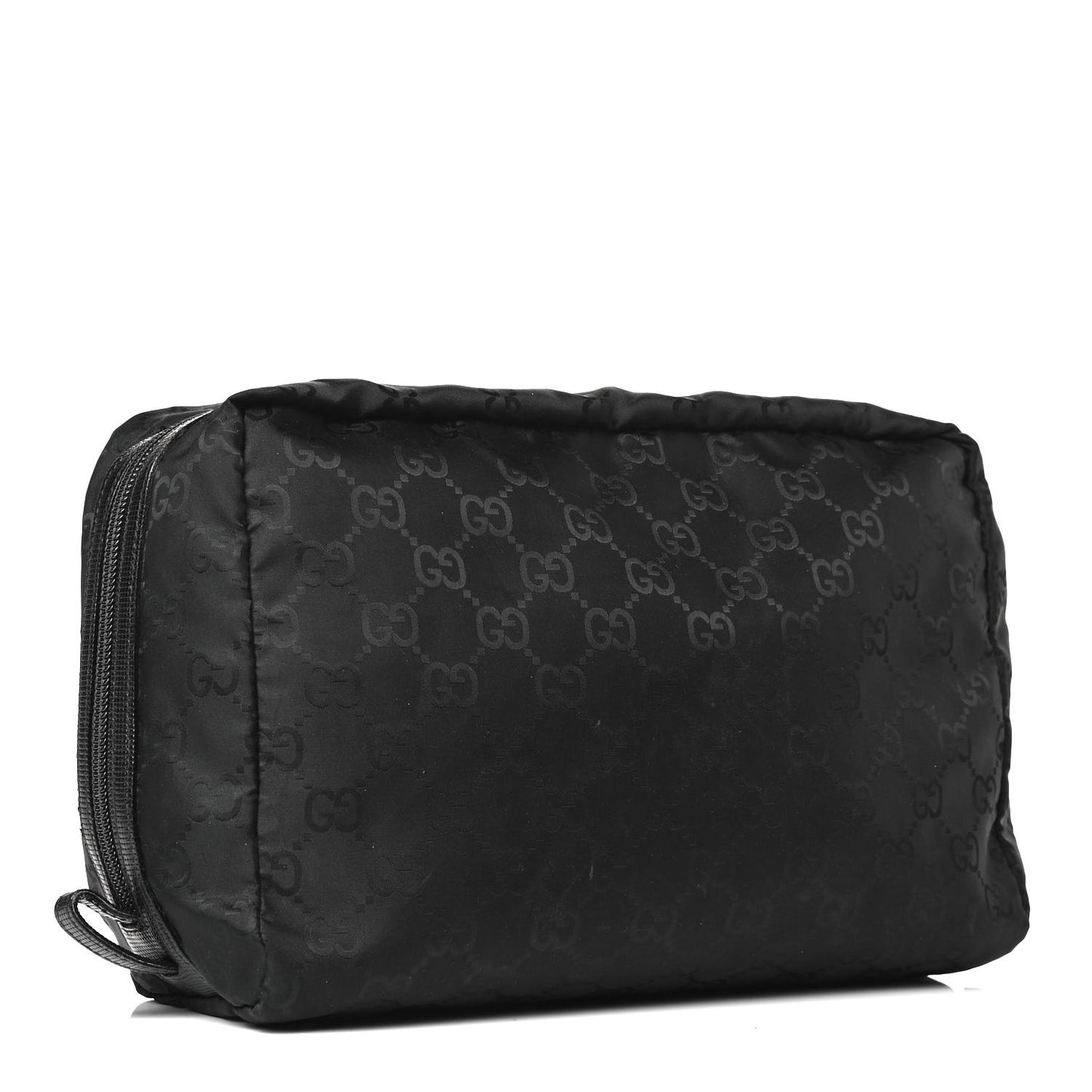 Nylon Monogram Cosmetic Case Black