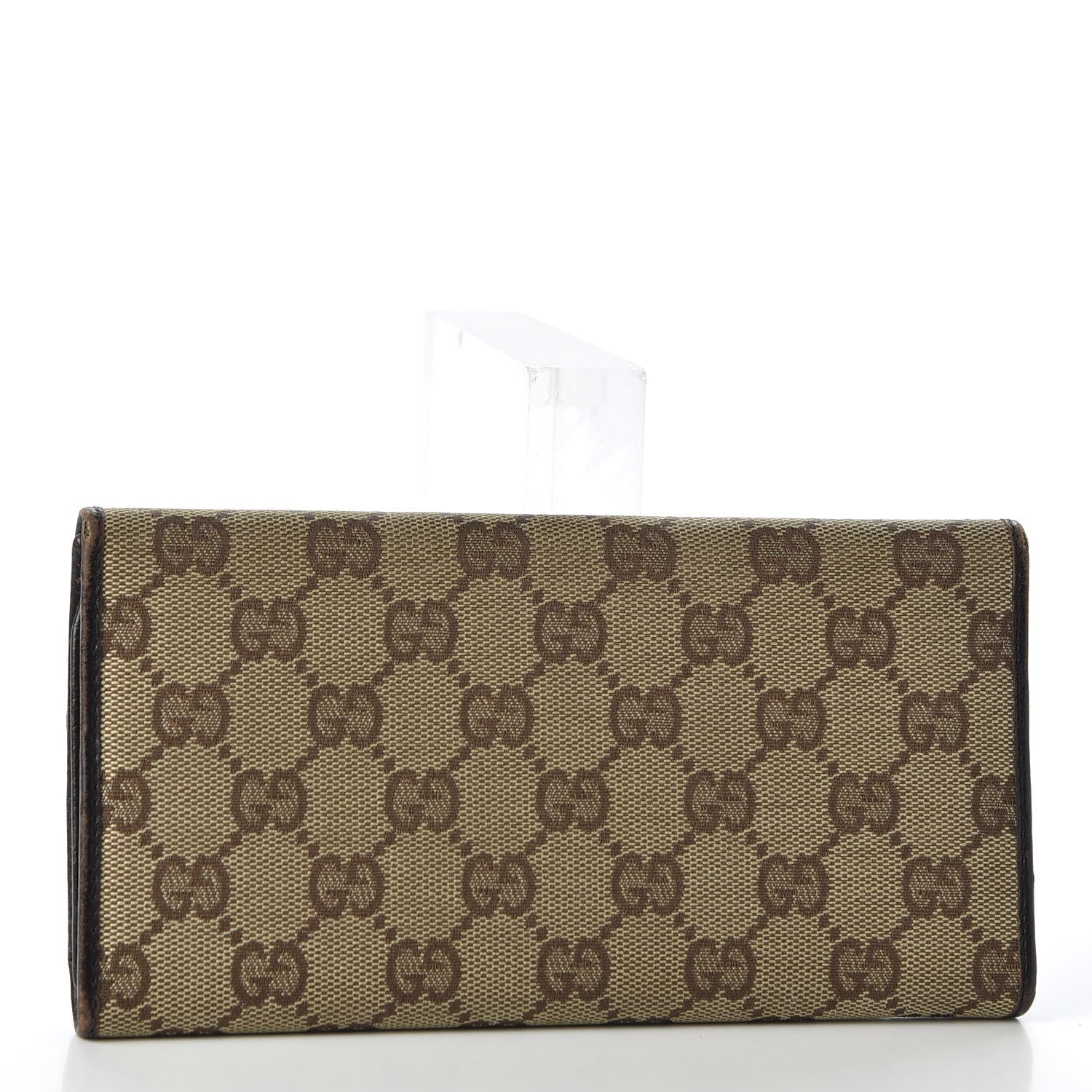 Gucci Monogram Bamboo Wallet Dark Brown 2 of 8