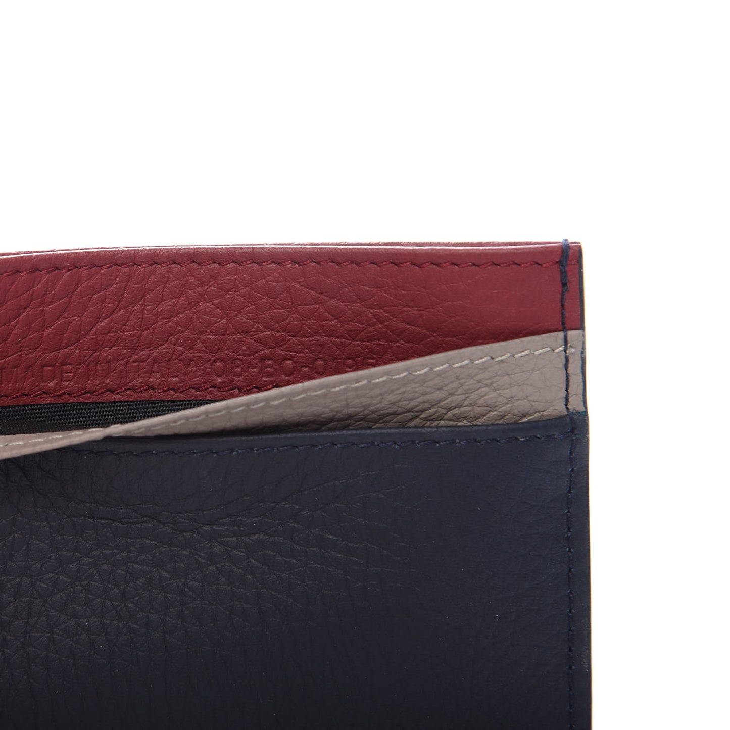 Homme Card Holder Blue Red