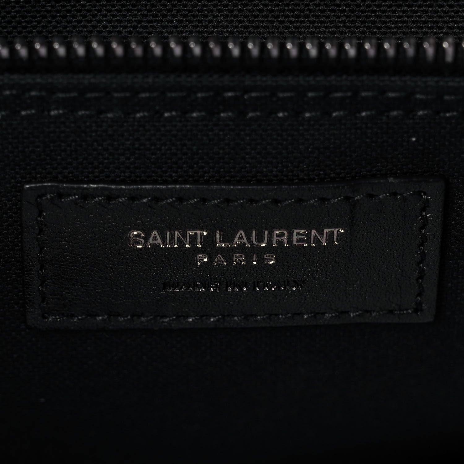 Saint Laurent Canvas Noe Striped Tote Black White 6 of 9