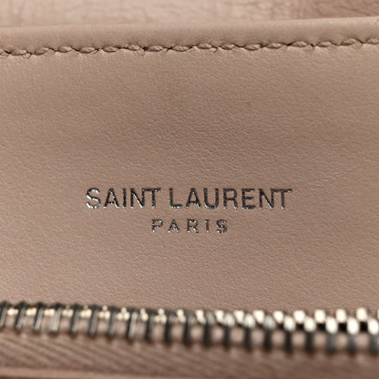 Saint Laurent Calfskin Y Quilted Monogram Medium Loulou Chain Satchel Rose Antic 7 of 7