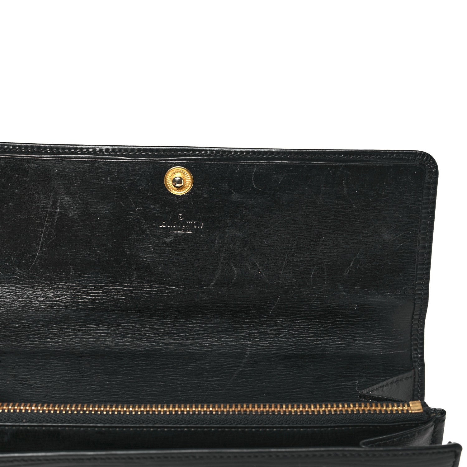 Louis Vuitton Epi Sarah Wallet Black 7 of 7