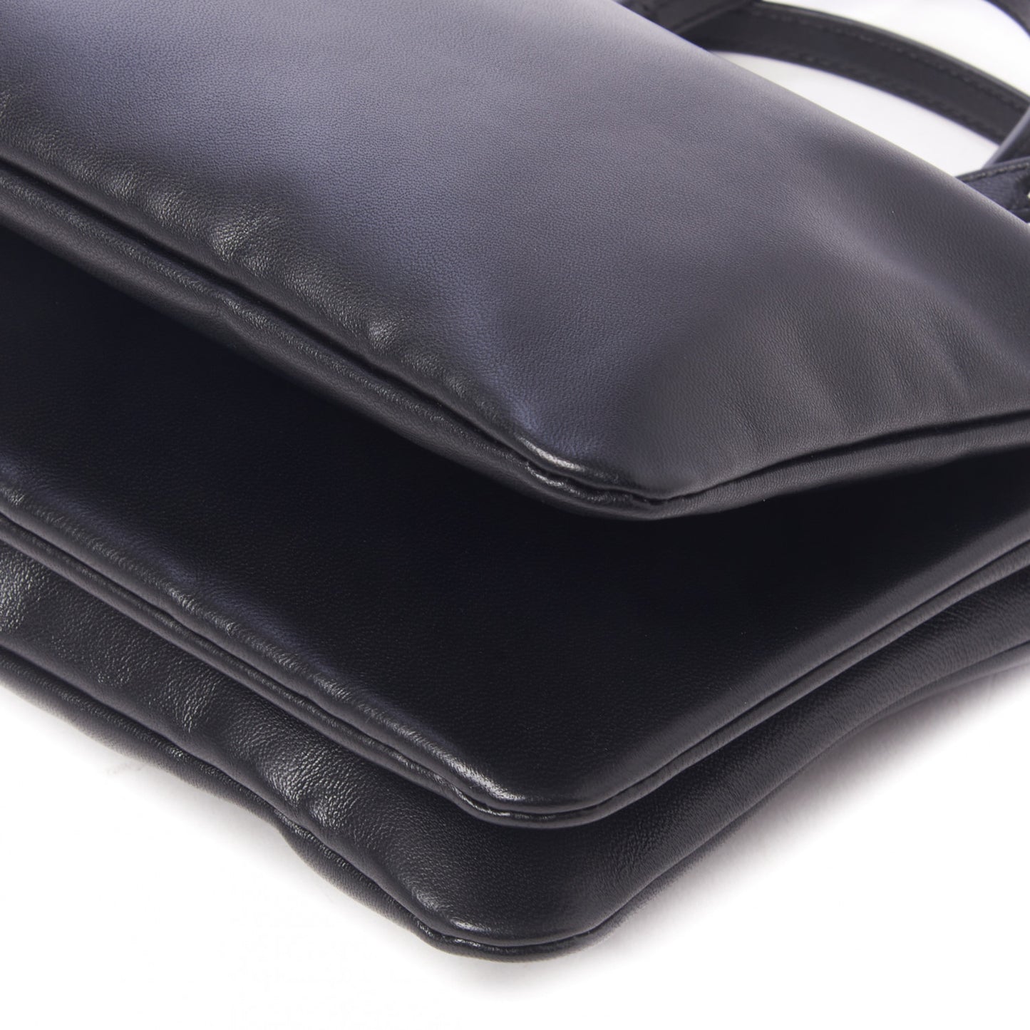 Lambskin Small Trio Crossbody Bag Black