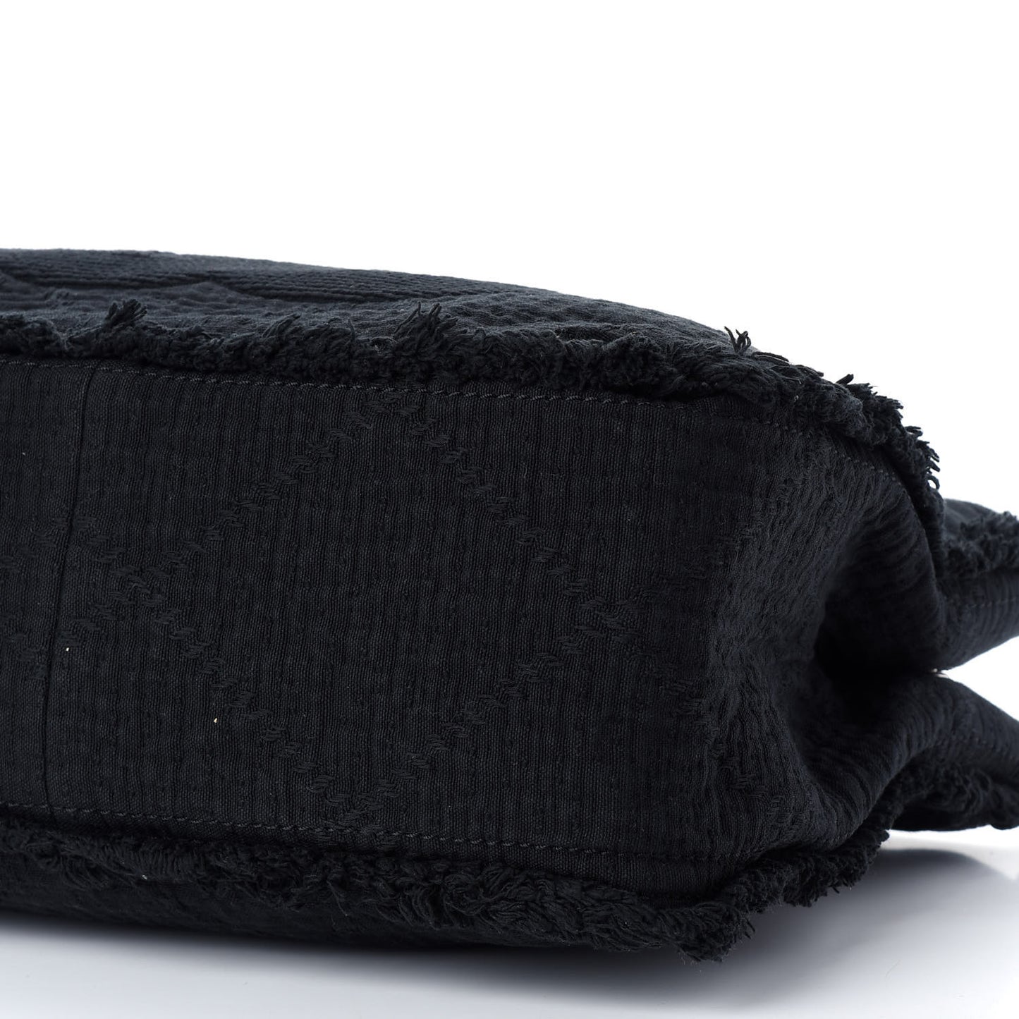 Canvas Large Double Face Shopping Tote Black