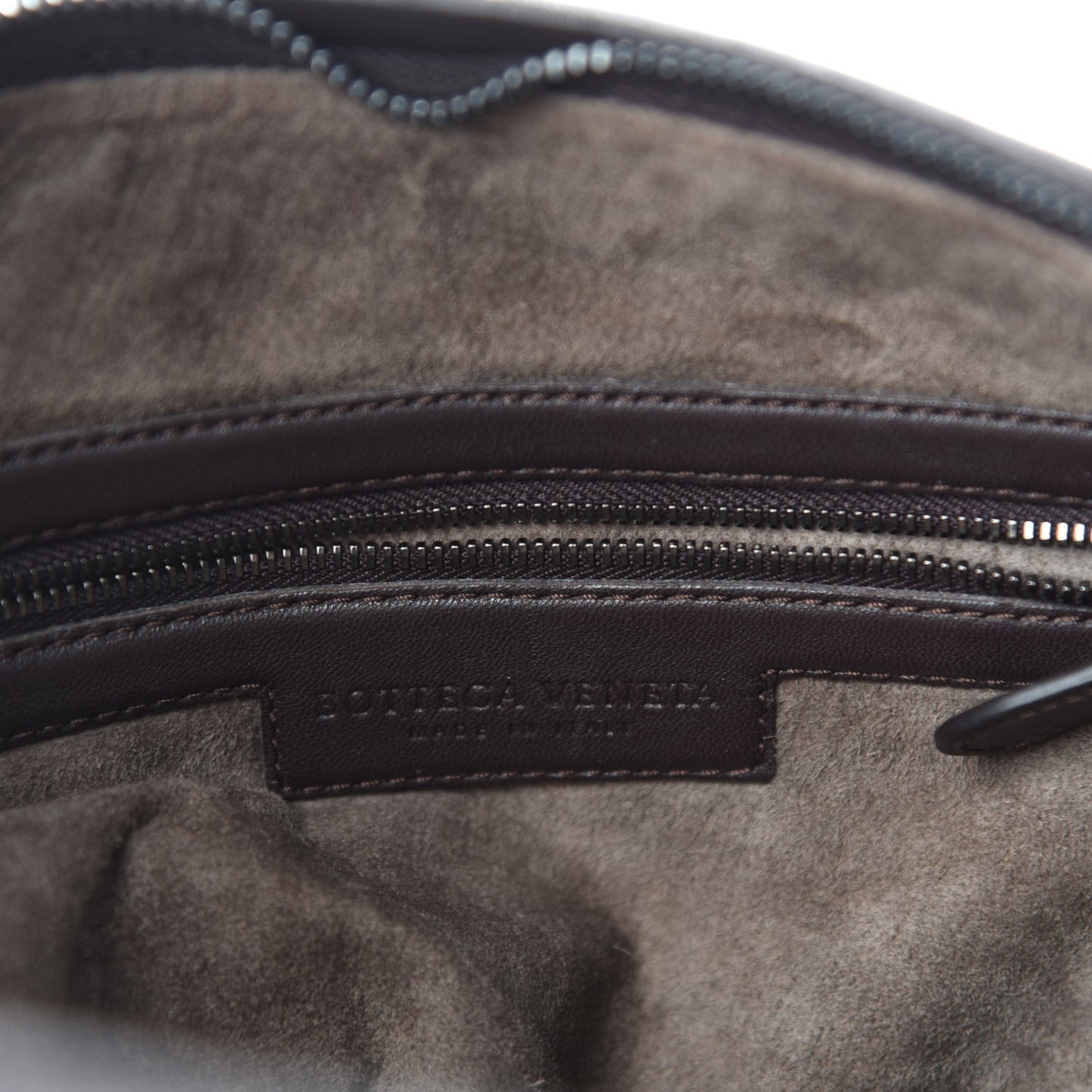 Nappa Intrecciato Large Veneta Hobo Ebano