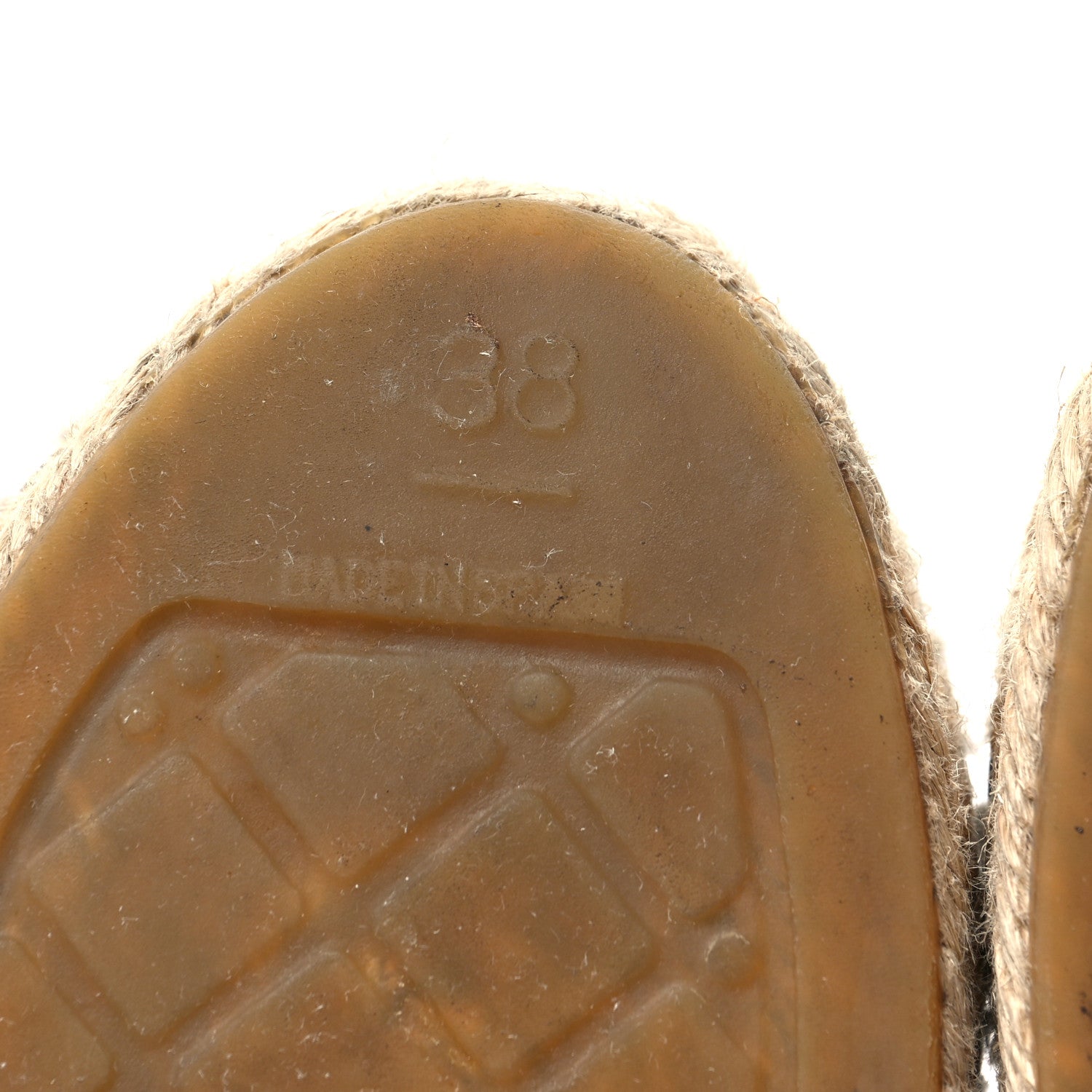 Chanel Mesh Grosgrain CC Espadrilles 38 Black 6 of 8