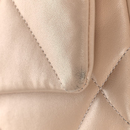 Chanel Lambskin Quilted Medium Chanel 19 Flap Beige 7 of 14