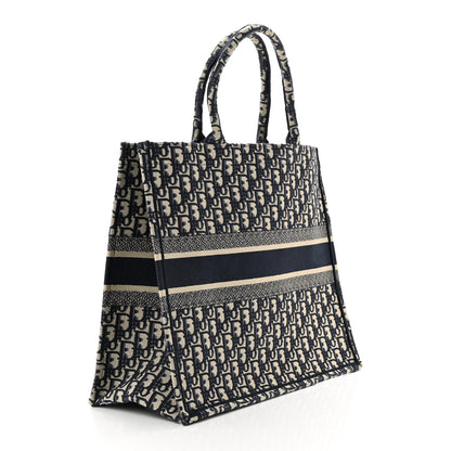 Christian Dior Oblique Book Tote Blue Multicolor 3 of 11
