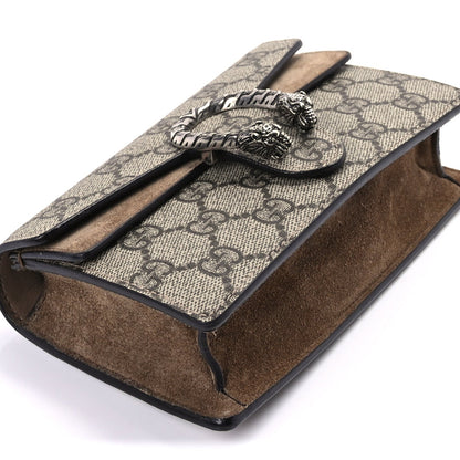 Gucci GG Supreme Monogram Super Mini Dionysus Shoulder Bag  Taupe 8 of 8
