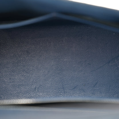 Hermes Ostrich Kelly Sellier 28 Bleu Roi 5 of 14