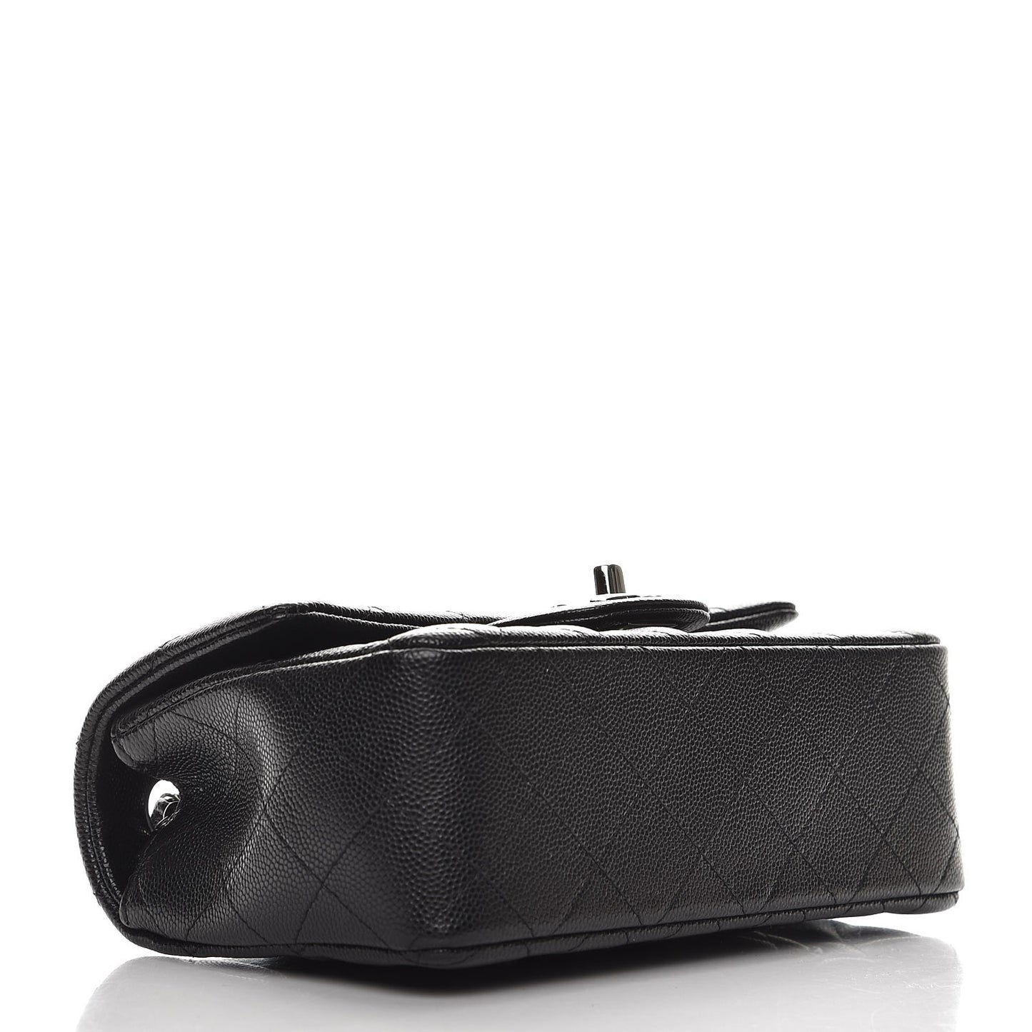 Caviar Quilted Mini Rectangular Flap Black