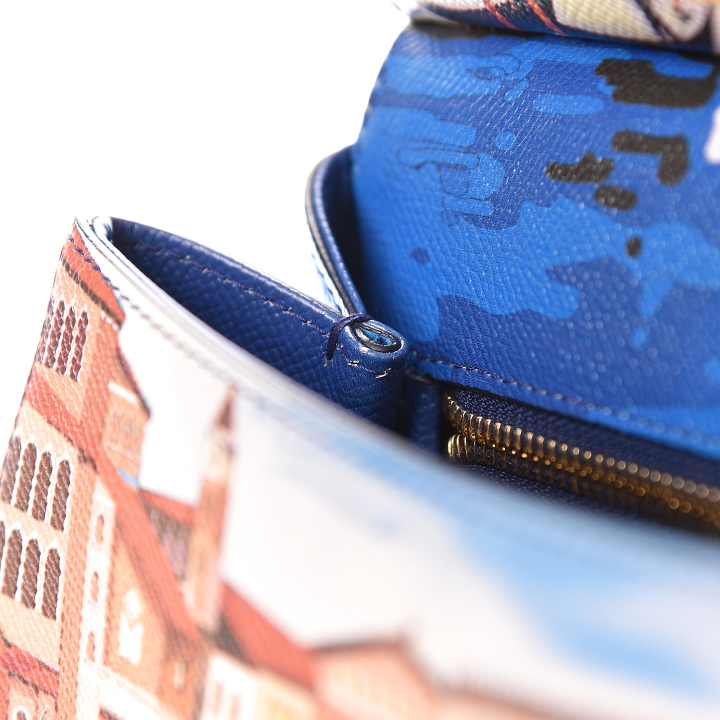 Dauphine Venezia Printed Medium Miss Sicily Satchel Multicolor