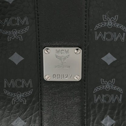 MCM Visetos Medium Liz Reversible Shopper Tote Black 10 of 16