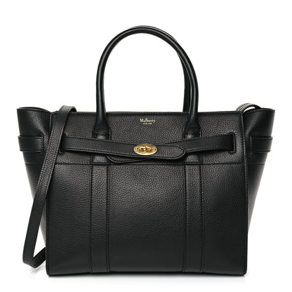 Mulberry Small Classic Grain Small Zipped Bayswater Black 1 of 8