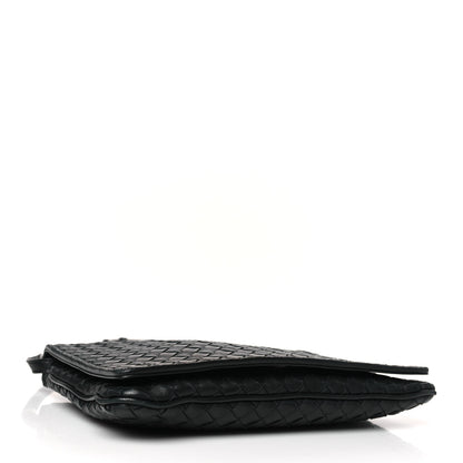 Bottega Veneta Nappa Mini Intrecciato Flap Crossbody Bag Black 4 of 9