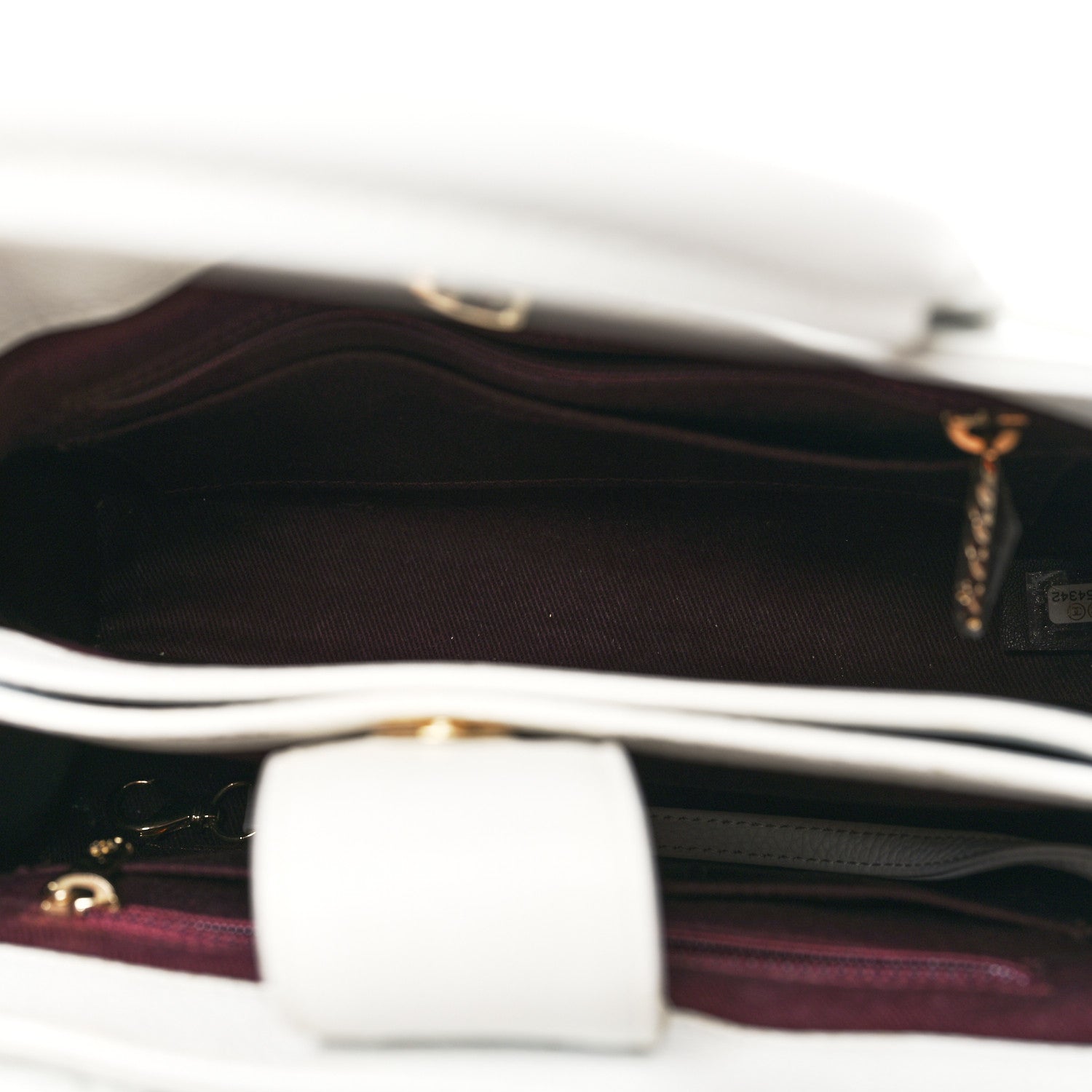 Chanel Grained Calfskin Mini Neo Executive Shopper Tote White 5 of 13