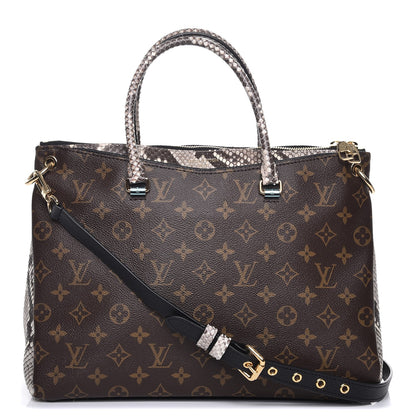 Louis Vuitton Python Monogram Pallas Black 1 of 12