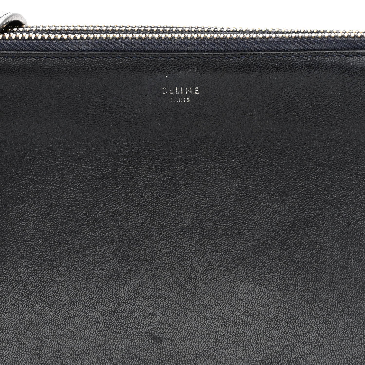 Celine Lambskin Small Trio Crossbody Bag Black 9 of 14