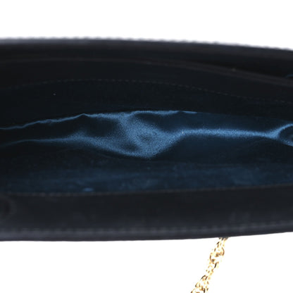 Gucci Suede Patent GG Web Small Ophidia Chain Shoulder Bag Black 5 of 7