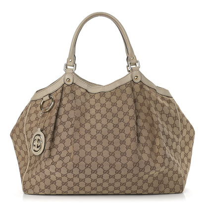 Gucci Monogram Large Sukey Tote Off White 1 of 18