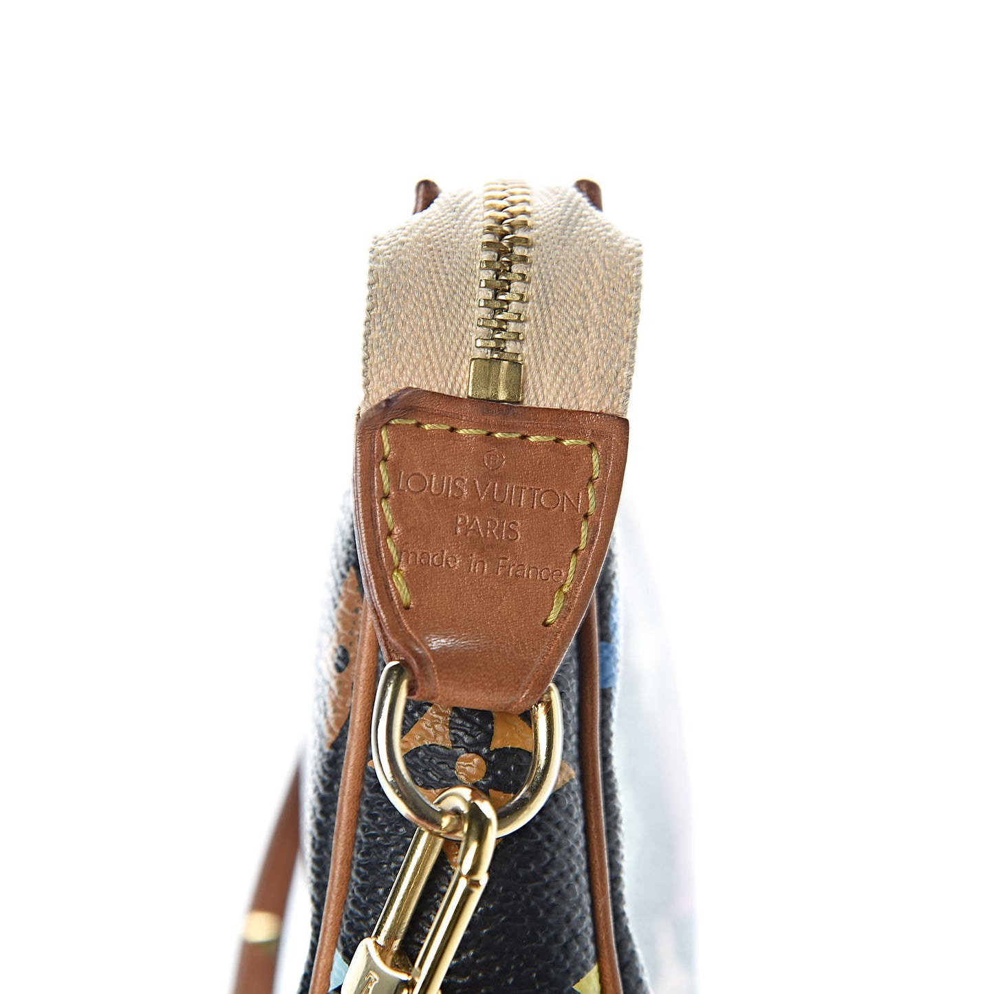 Monogram Multicolor Pochette Accessories Black