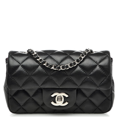 Chanel Lambskin Quilted Extra Mini Flap Black 1 of 7