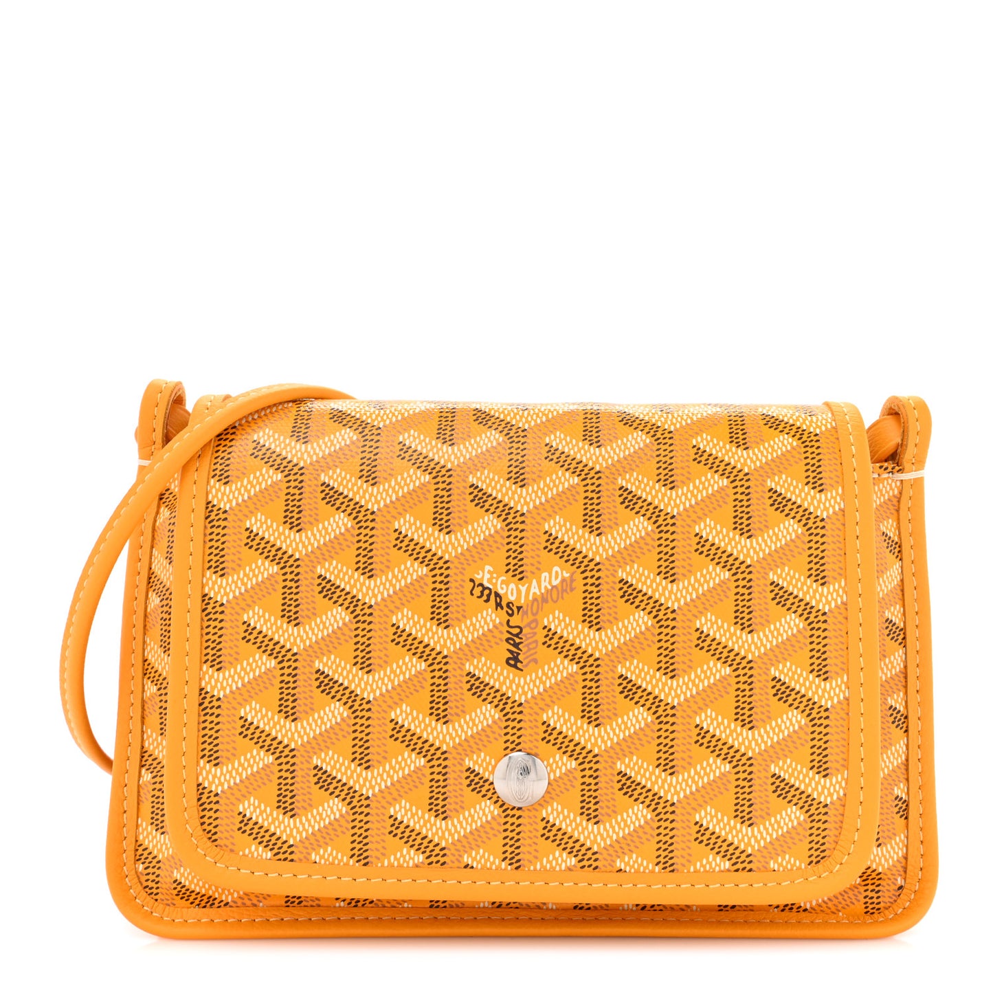 Goyardine Plumet Wallet Clutch Yellow