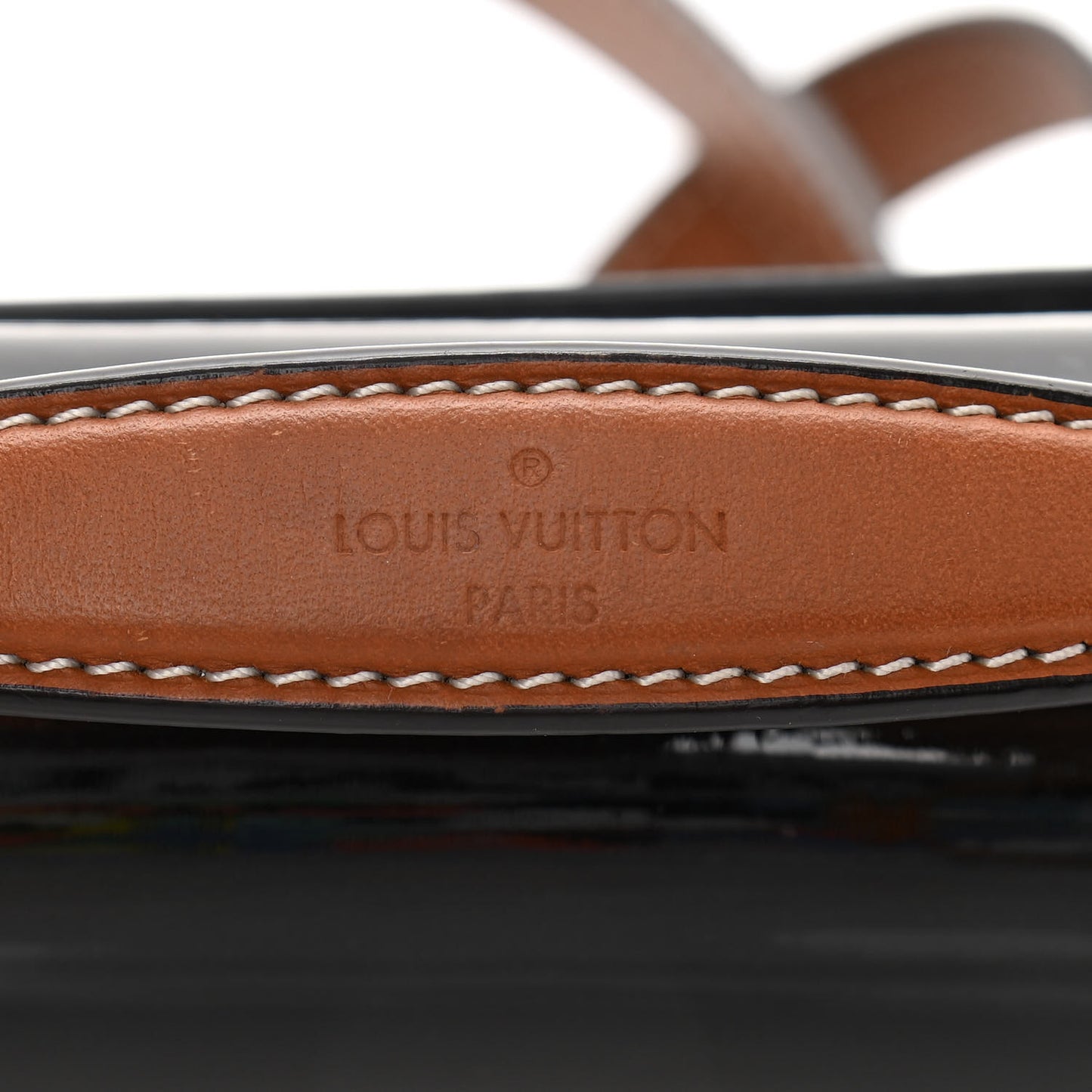 Patent Calfskin Monogram Cherrywood BB Black