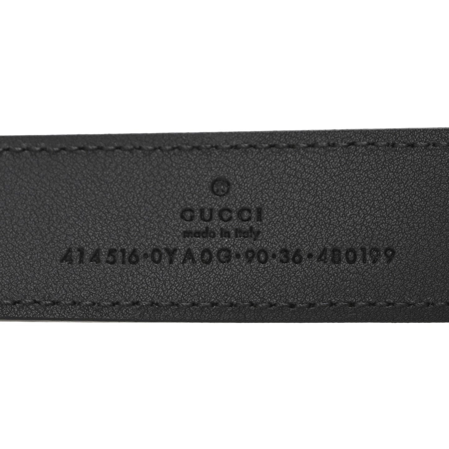 Calfskin Double G 30mm Belt 90 36 Black