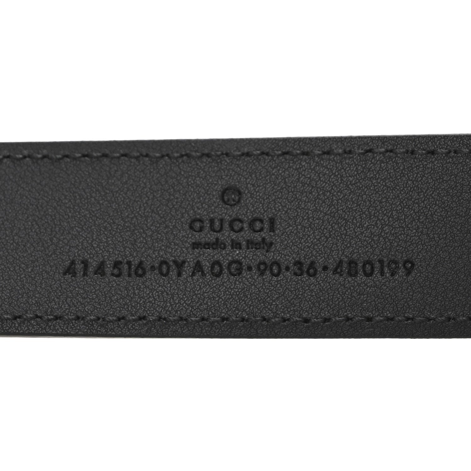 Gucci Calfskin Double G 30mm Belt 90 36 Black 5 of 7