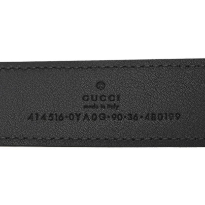 Gucci Calfskin Double G 30mm Belt 90 36 Black 5 of 7
