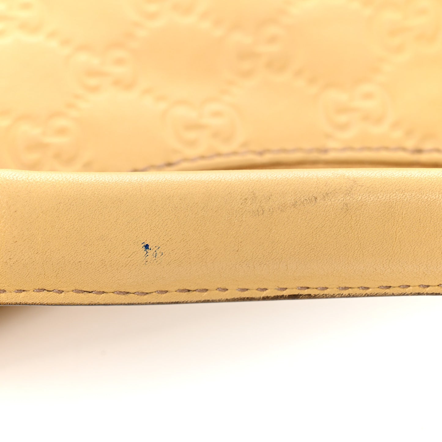 Guccissima Half Moon Hobo Yellow