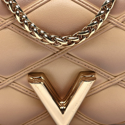 Louis Vuitton Lambskin Malletage Pico GO-14 Beige Pink 7 of 7