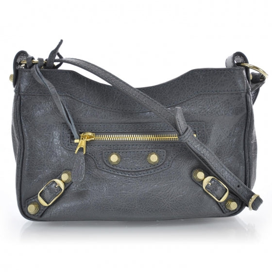 Balenciaga Agneau Giant 12 Gold Hardware Hip Gris Tarmac 1 of 8