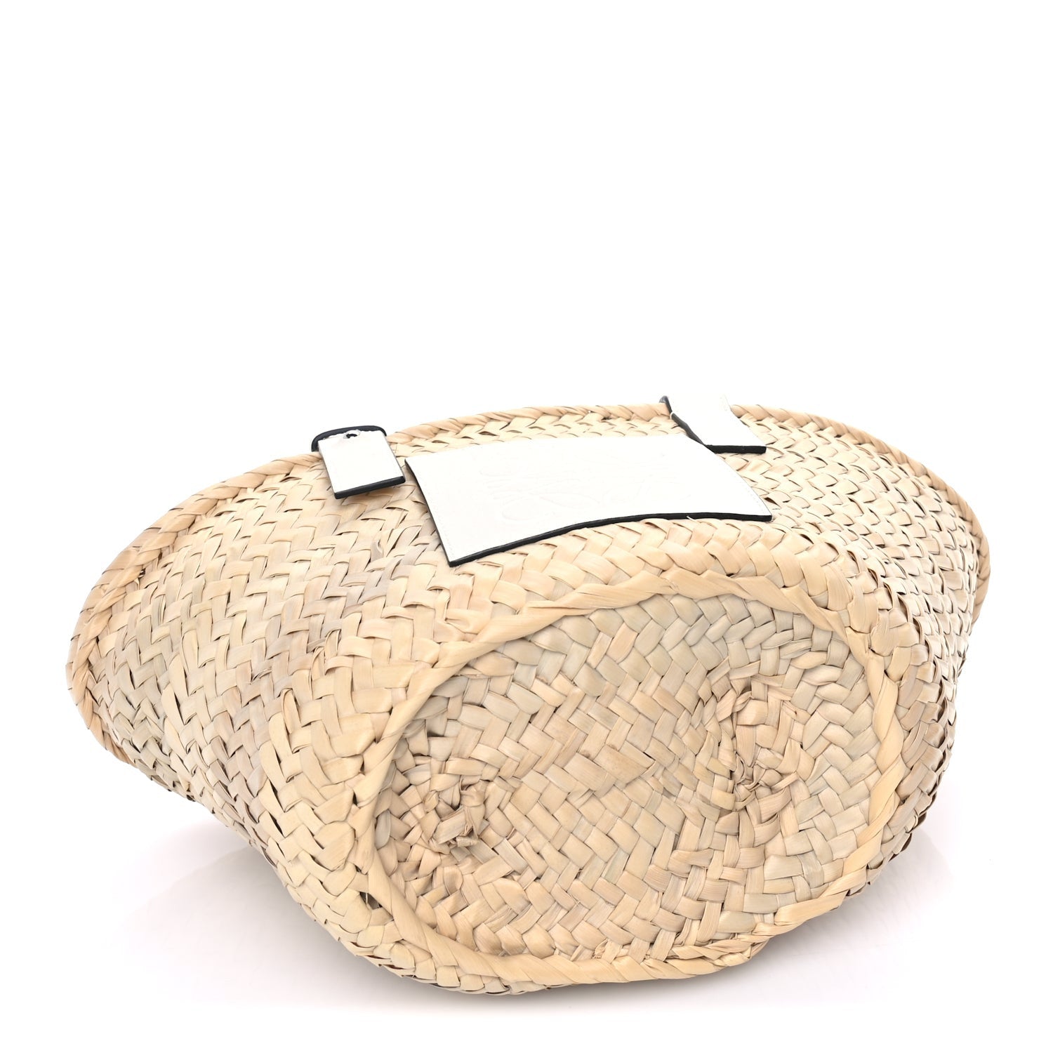 Tag Heuer Raffia Small Basket Tote Bag Natural White Natural White 3 of 8