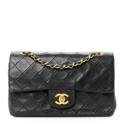 Chanel Lambskin Quilted Small Double Flap Black 1 of 12