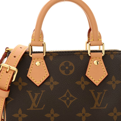 Louis Vuitton Monogram Nano Speedy Bandouliere 7 of 11