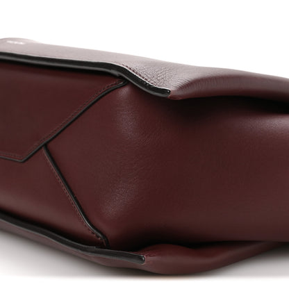 Celine Supple Natural Calfskin Medium Tri-Fold Bag Burgundy 11 of 12