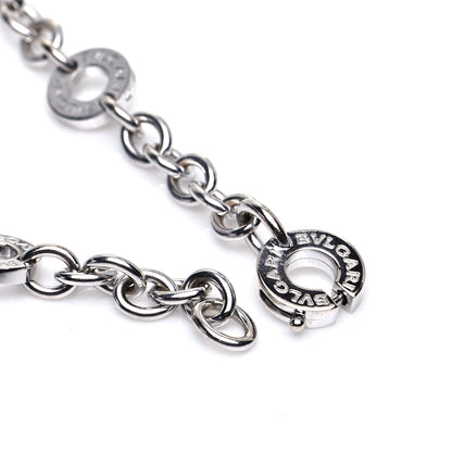 Bulgari 18K White Gold Link Bracelet 6 of 7