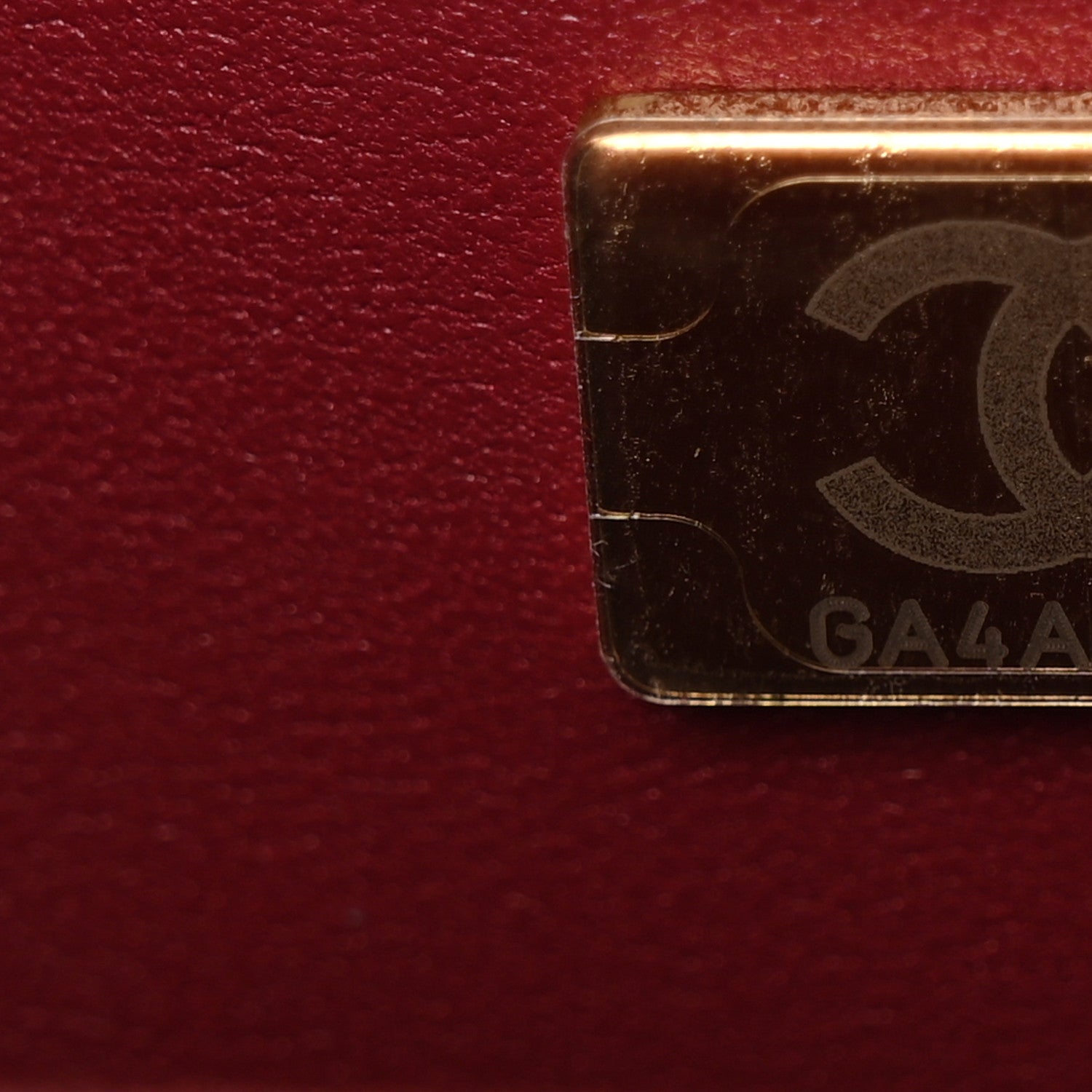 Chanel Caviar Quilted Medium Double Flap Dark Red 7 of 11