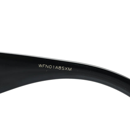 Christian Dior Acetate DDiorF Cat Eye Sunglasses Black 6 of 7