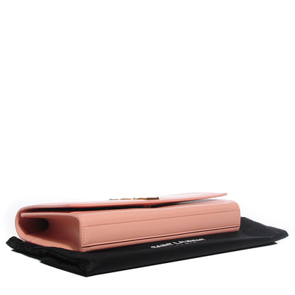 Saint Laurent Calfskin Classic Monogram Clutch Glossy Blush 4 of 8