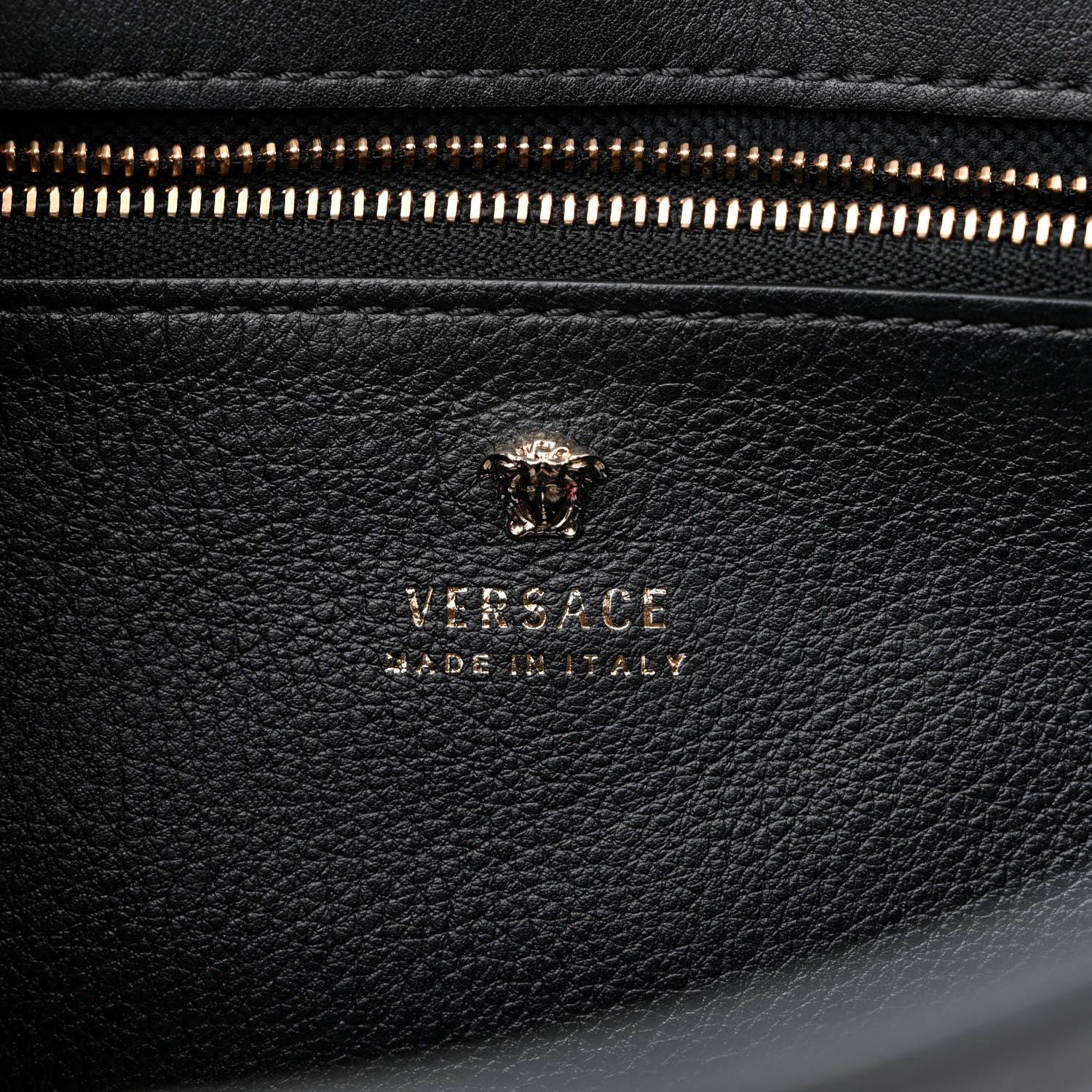 Versace Calfskin Medium Palazzo Empire Bag Black 6 of 16