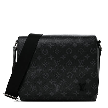 Louis Vuitton Monogram Eclipse District PM Black 1 of 10