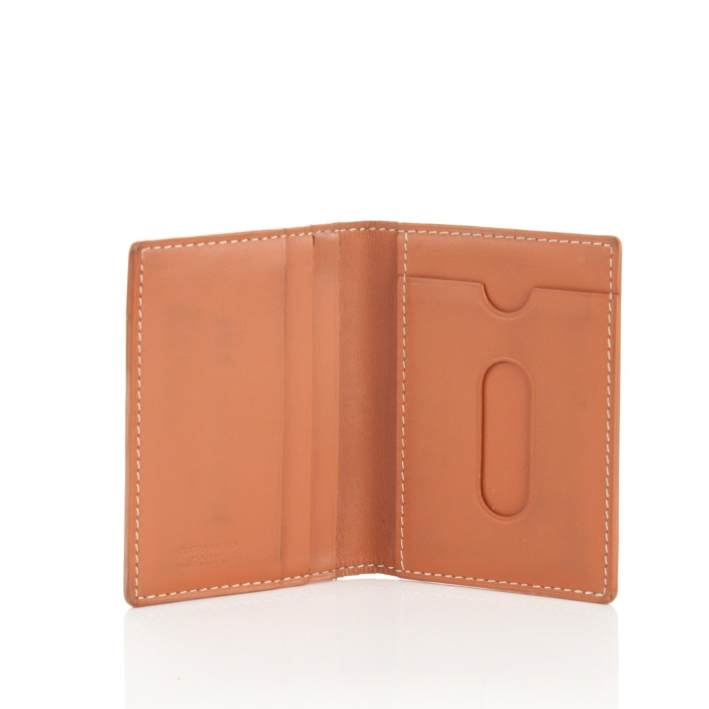 Goyardine Saint Marc Folding Card Case Black